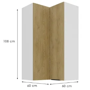 Obrazek Szafka Kuchenna Cremona Wh 60x60 Gn-108 2f (90°)