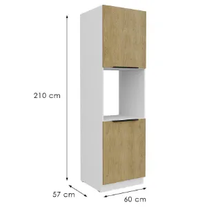 Obrazek Szafka Kuchenna Cremona Wh 60dp-210 2f