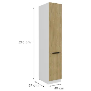Obrazek Szafka Kuchenna Cremona Wh 40dk-210 2f