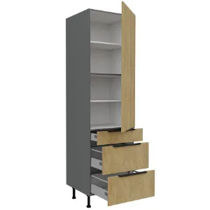 Obrazek Szafka Kuchenna Cremona Ant 60dks-215 1f 3s