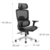 Obrazek Fotel Biurowy Angel Otus Czarny