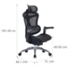 Obrazek Fotel Biurowy Angel Kosmo Czarny