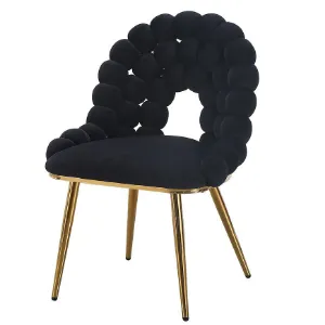 Obrazek Krzesło Dune 12509 czarne/złote