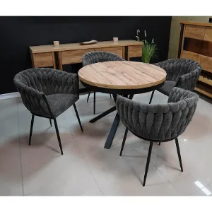 Obrazek Krzesło Asti Raven-15 Szary Ciemny