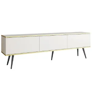 Obrazek Szafka RTV Oro 175 Biały+ Nogi Czarne