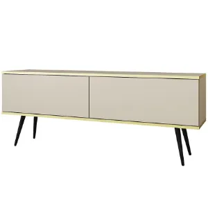 Obrazek Szafka RTV Oro 135 Beż+ Nogi Czarne