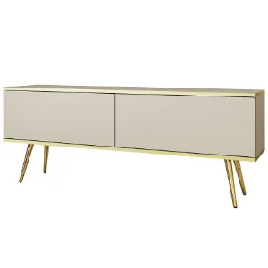 Obrazek Szafka RTV Oro 135 Beż+ Nogi Czarne