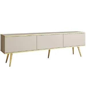 Obrazek Szafka RTV Oro 175 Beż+ Nogi Czarne