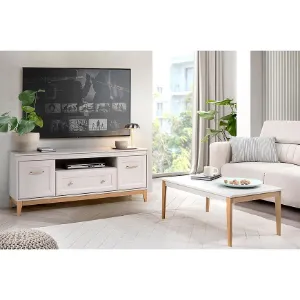 Obrazek Szafa Windsor 15W kashmir/dąb naturalny