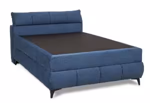 Obrazek Łóżko tapicerowane Lavia 140x200 cm granat