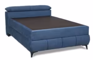 Obrazek Łóżko tapicerowane Lavia 140x200 cm granat