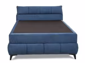 Obrazek Łóżko tapicerowane Lavia 140x200 cm granat