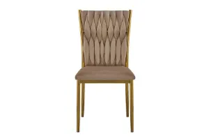 Obrazek Krzesło Glamour 12512 beżowe/złote