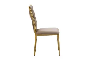 Obrazek Krzesło Glamour 12512 beżowe/złote