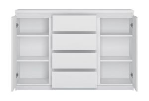 Obrazek Komoda dwudrzwiowa z szufladami Fribo FRIK03