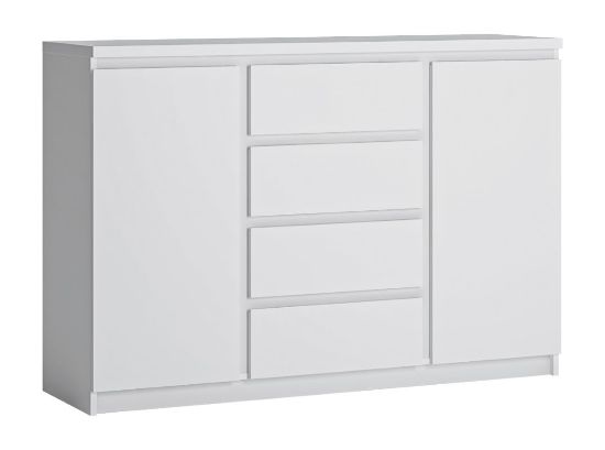 Obrazek Komoda dwudrzwiowa z szufladami Fribo FRIK03