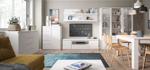 Obrazek Komoda dwudrzwiowa z szufladami Fribo FRIK03