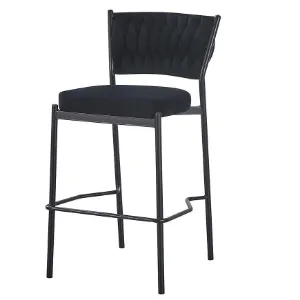 Obrazek Stołek barowy Glamour 12514 czarny