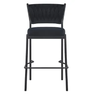 Obrazek Stołek barowy Glamour 12514 czarny