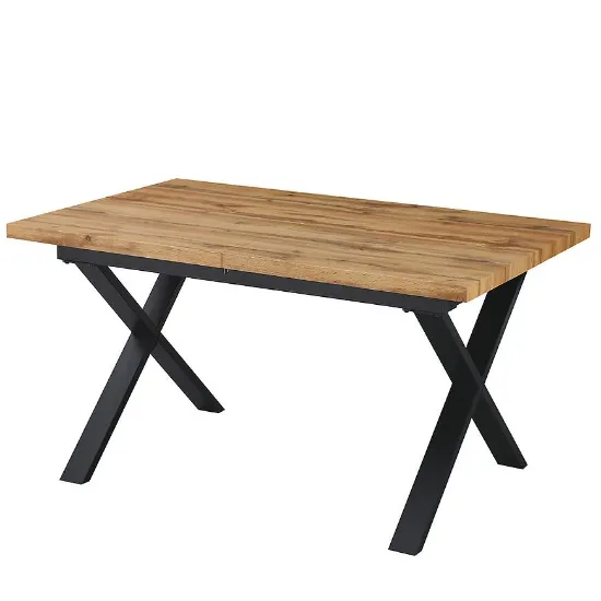 Obrazek Stół rozkładany Idaho 12555 140-180x90 naturalny/czarny