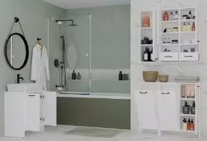 Obrazek Kosz na pranie Dalia 1K biały