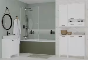 Obrazek Kosz na pranie Dalia 1K biały