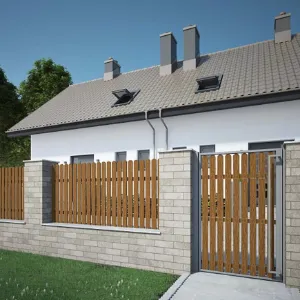 Obrazek Sztacheta kompozytowa WPC 150X7X1 Ciemny Brąz