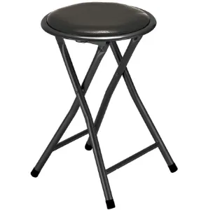 Obrazek Taboret składany Alto Black czarny