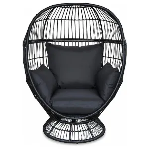 Obrazek Krzesło obrotowe Cuddie czarne