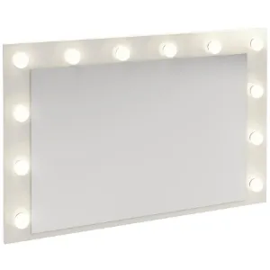 Obrazek Lustro LS Rel białe