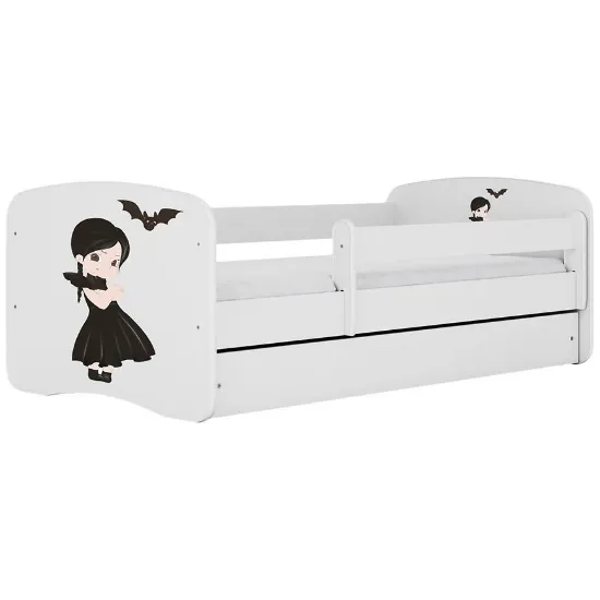 Obrazek Łóżko dziecięce Babydreams+SZ+M biały 70x140 Wednesday