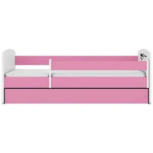 Obrazek Łóżko dziecięce Babydreams+SZ+M różowy 70x140 Wednesday