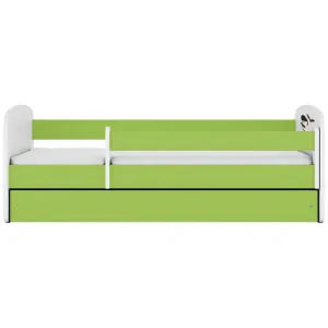 Obrazek Łóżko dziecięce Babydreams+SZ+M zielony 70x140 Wednesday