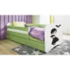 Obrazek Łóżko dziecięce Babydreams+SZ+M zielony 70x140 Wednesday