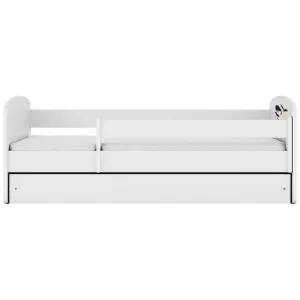 Obrazek Łóżko dziecięce Babydreams+SZ+M biały 80x160 Wednesday