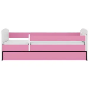 Obrazek Łóżko dziecięce Babydreams+SZ+M różowy 80x160 tańczące króliczki