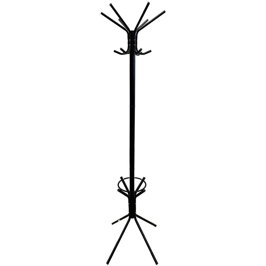 Wieszak metalowy stojący Spinetoli 9064 czarny