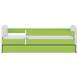 Obrazek Łóżko dziecięce Babydreams+SZ+M zielony 80x160 tańczące króliczki