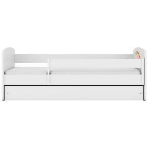 Obrazek Łóżko dziecięce Babydreams+SZ+M biały 80x160 syrenka