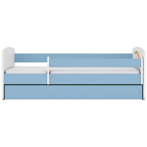 Obrazek Łóżko dziecięce Babydreams+SZ+M niebieski 80x160 syrenka