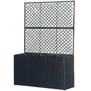 Obrazek Donica ścienna ratan 2476 84X30X120