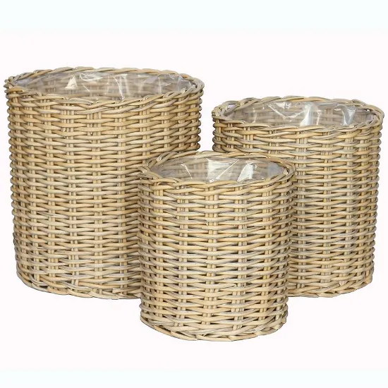 Obrazek Doniczka ratanowa 2472 30X30X30