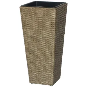 Obrazek Doniczka chaves beżowa 28x28x59