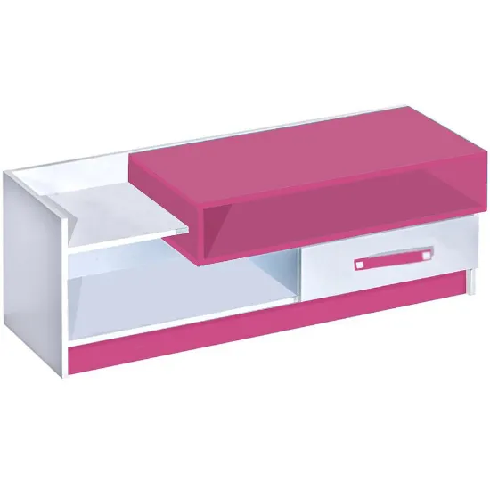 Obrazek Szafka RTV NR-10 Trafiko 120 różowy