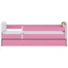 Obrazek Łóżko dziecięce Babydreams+SZ+M różowy 80x160 statek