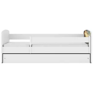 Obrazek Łóżko dziecięce Babydreams+SZ+M biały 80x180 statek