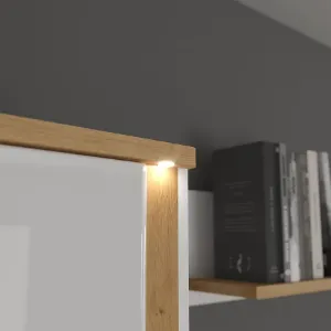 Obrazek Komoda Avila 2D4S AILK01 biały/dąb artisan