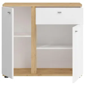 Obrazek Komoda Avila 2D1S AILK02 biały/dąb artisan