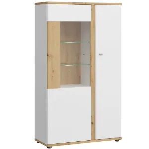 Obrazek Witryna Avila 2D AILV02 biały/dąb artisan