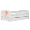 Obrazek Łóżko dziecięce Babydreams+SZ+M biały 70x140 balonik